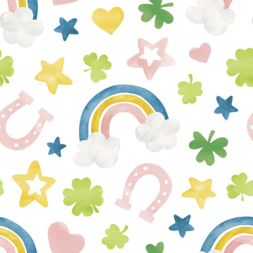 Happy Go Lucky Rainbows and Stars