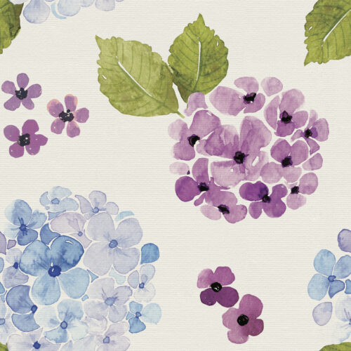 Vintage Summer Hydrangea Floral with Texture