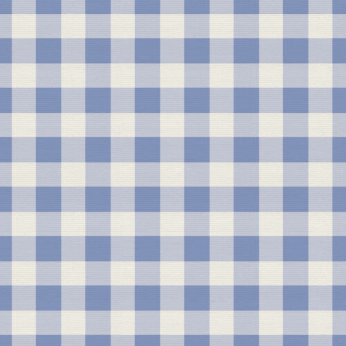 Vintage Summer Hydrangea Perwinkle Gingham with Texture.jpg