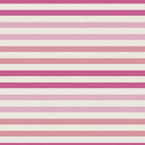 Vintage Summer Hydrangea Pink Stripes with Texture