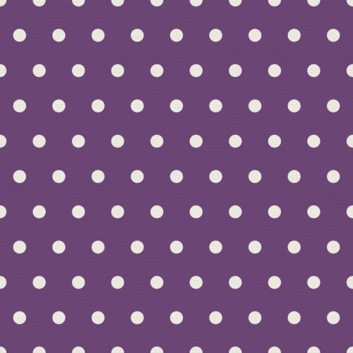 Vintage Summer Hydrangea Purple Polka Dot with Texture