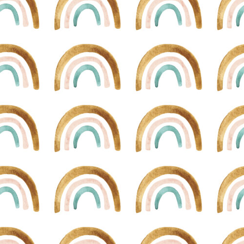 Watercolor Boho Rainbows