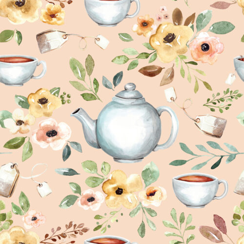 FloralTeaSet Pink