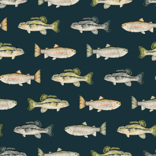 WildWood Fish DarkBlue
