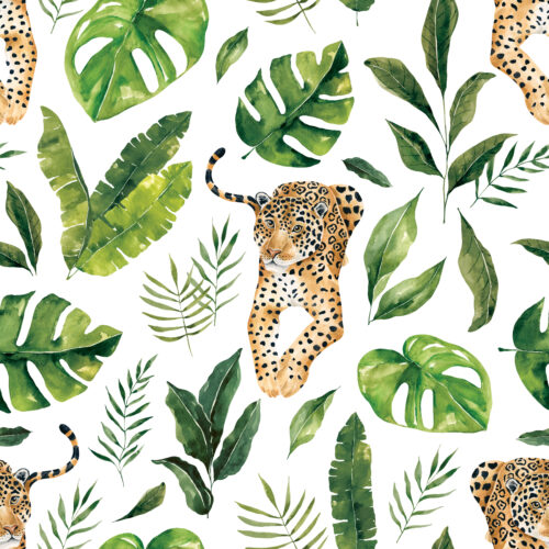 Jaguar Foliage White