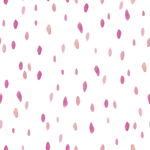 Valentines Pink Watercolor Dashes