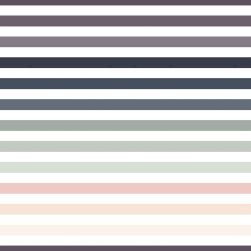 Vintage Spring Blue Purple Stripe