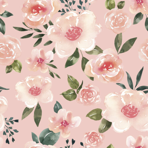 Vintage Spring Pink Floral
