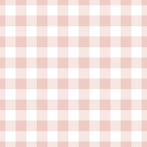 Vintage Spring Pink Gingham