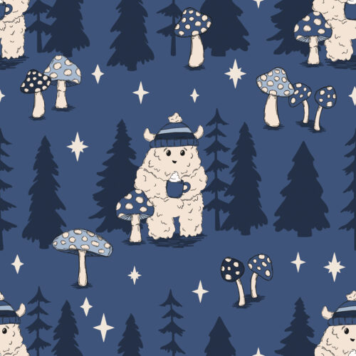 WhimsicalWinter Yeti Blue