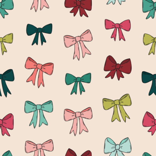 WhimsicalWinter Bows Colorful