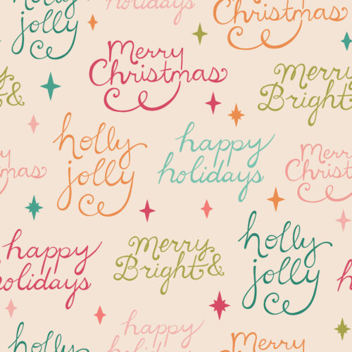 WhimsicalWinter Sentiments Colorful