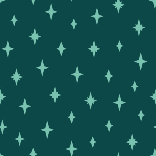 WhimsicalWinter Sparkles Teal