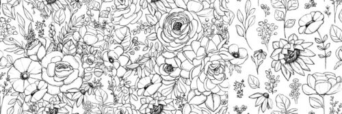 Inked Floral