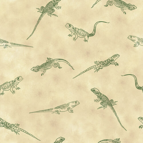 Desert Lizards on Sand