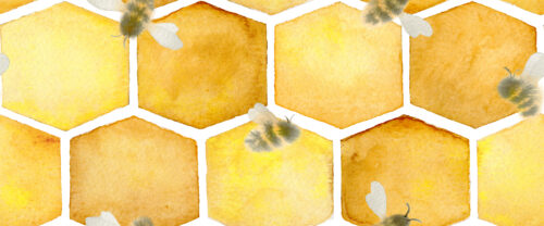 Watercolor Beehive