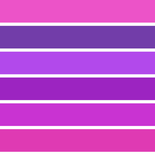 Mermaid Stripe Pink and Purple