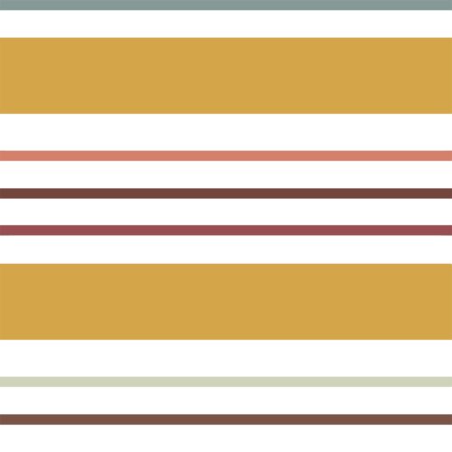 Small Muted Rainbow Stripe