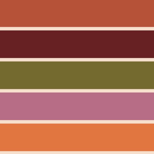 Autumn Rainbow Stripe