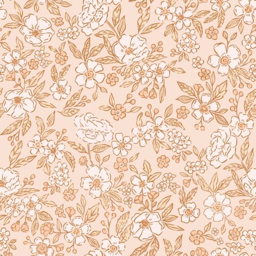 Boho Flowers-Beige
