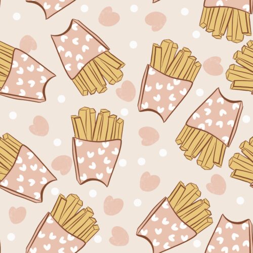 Peach Heart Fries