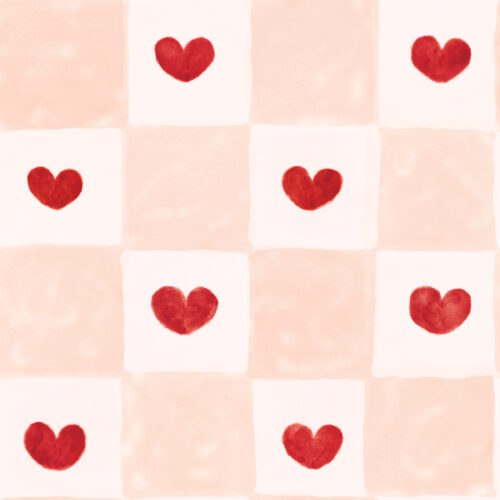Seamless Gal - 5 Valentine Hearts