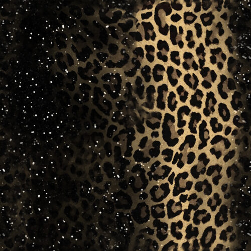 leopard glitter mix