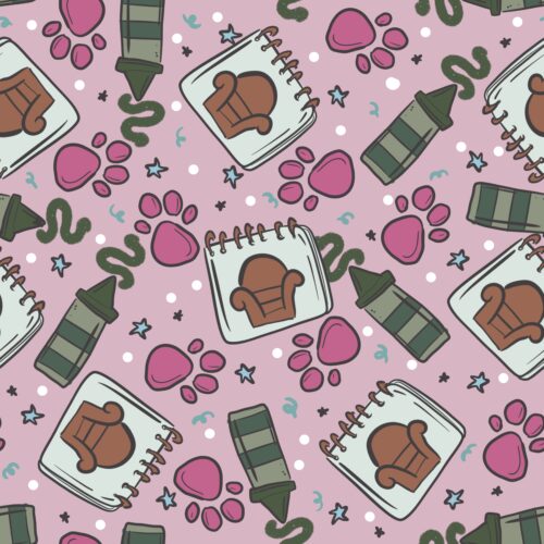 Pink Notebook Print