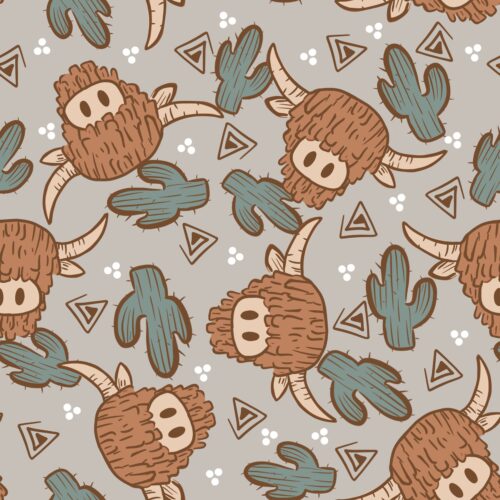 Taupe Cactus Boho