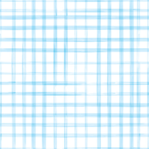 Seamless Gal - 8 Watercolor Teal Gingham