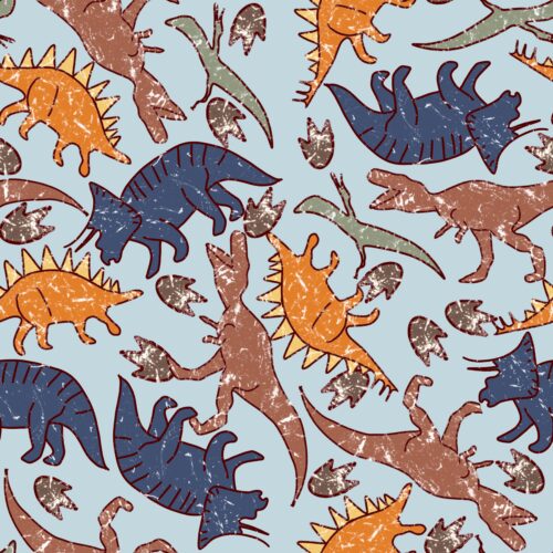 Blue Dino Scatter