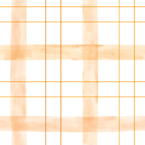 Seamless Gal - 9 Watercolor Gingham In Peach