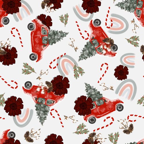 Holiday Red Truck
