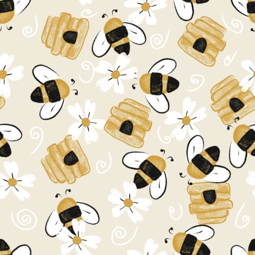 Honey Bee Daisies