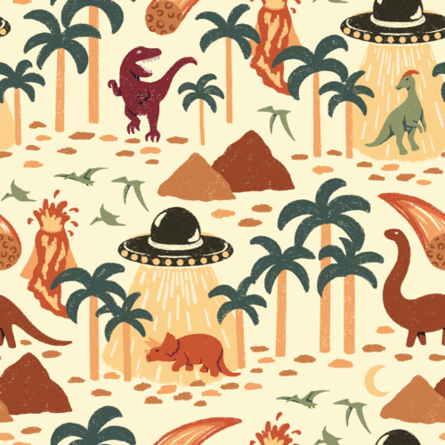 Alien Dinosaur Rescue Desert Colorway