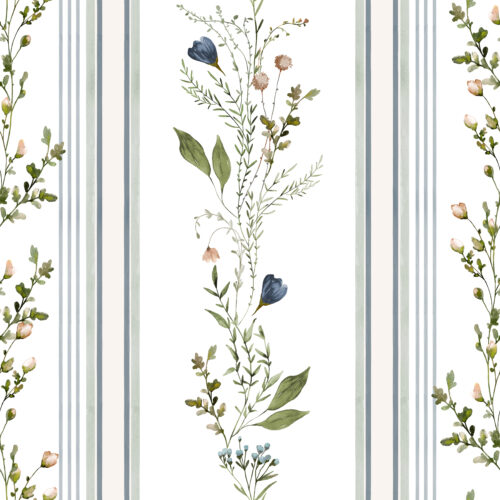 Bedford Heritage Floral Stripe