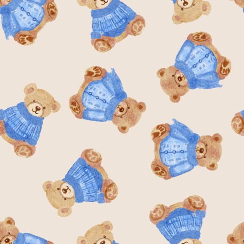Vivie & Ash - Blue Bears In Sweaters