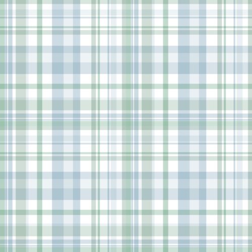 Blue green plaid