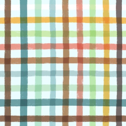 Lindsay Anne - Boardwalk Plaid Lt Blue Multi