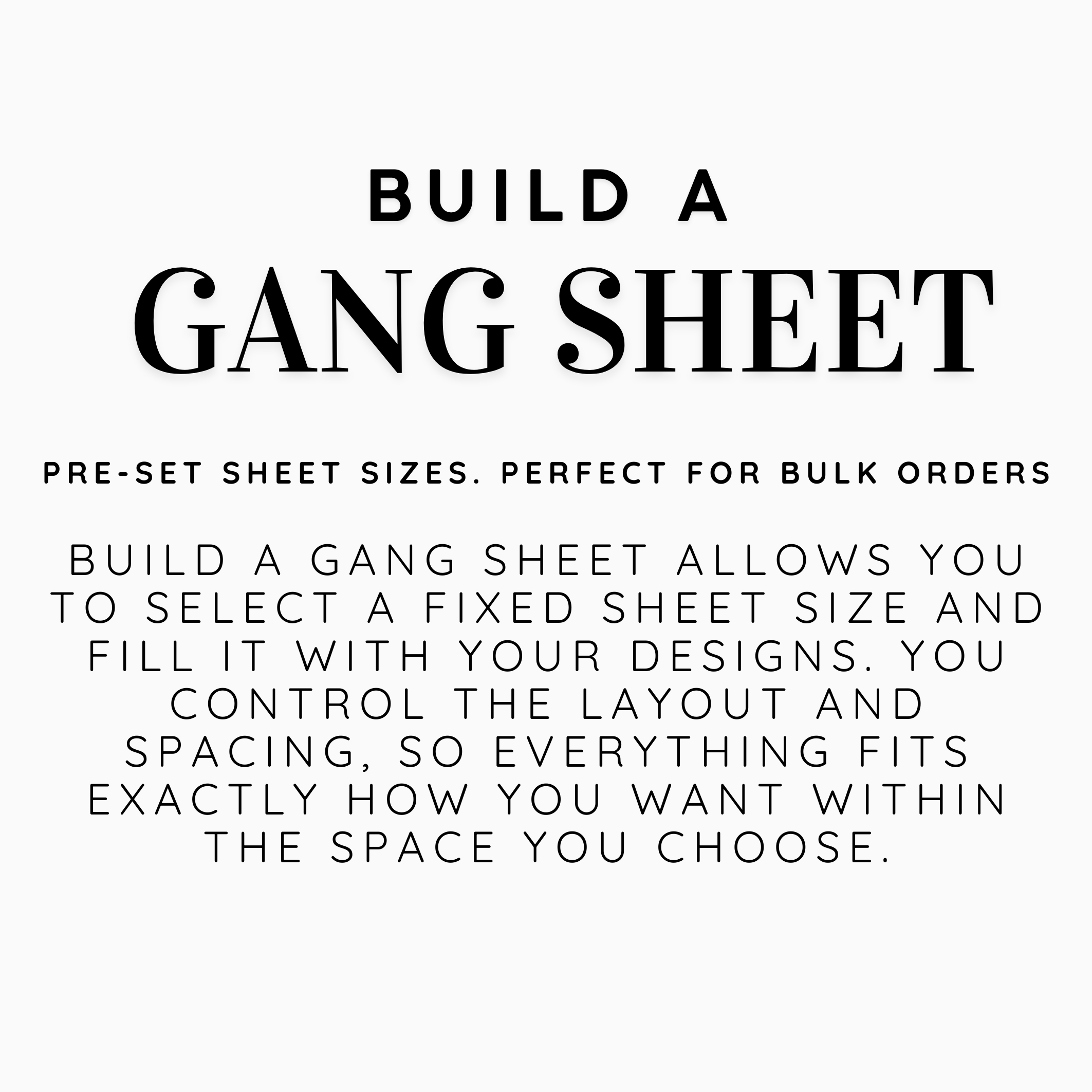 Gang Sheet Builder