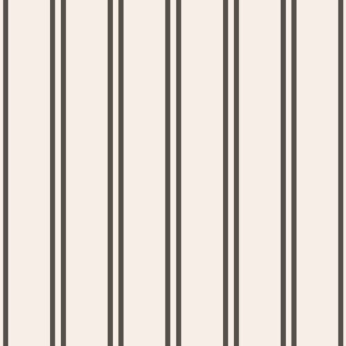 Butterfly Garden Stripe Muted cream soft black