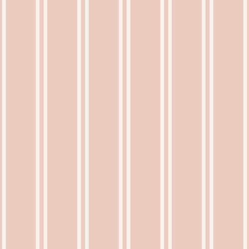 Butterfly Garden Stripe Muted mauve