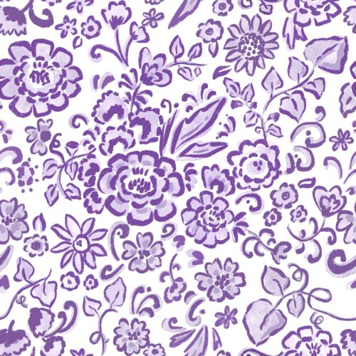 Lindsay Anne - Chinoiserie Floral Plum