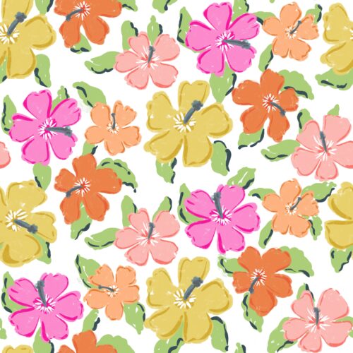 Lindsay Anne - Coastal Blooms   White Green Leaves