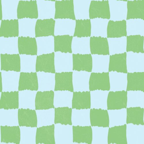 Lindsay Anne - Coastal Clubhouse Check Green Lt Blue