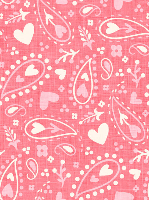 Krystal Winn - Cowboy Valentine Bandana Pink