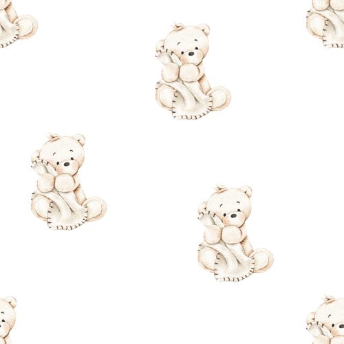 Vanya Minimalist Designs - Cute Teddy 01