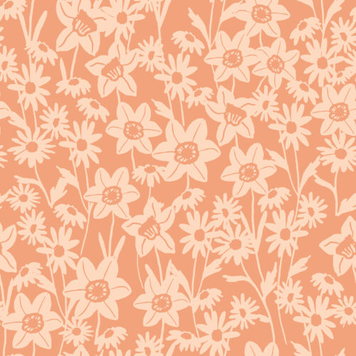 Indy Bloom Designs - Daffodil Garden In Pink 9x9
