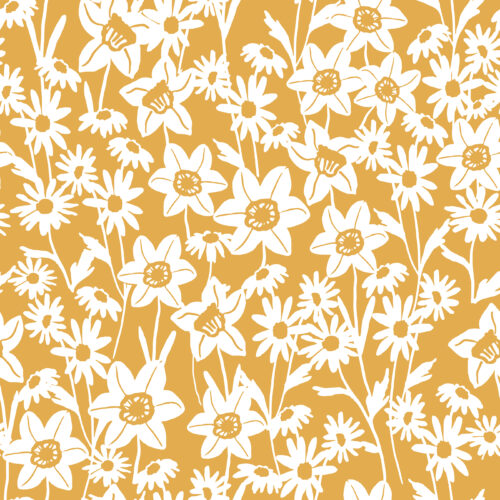 Indy Bloom Designs - Daffodil Garden In Sunshine 9x9