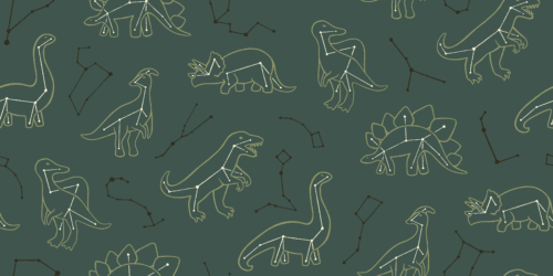 Dinosaur Constellations Desert Colorway